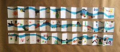 First Collages of the River - Collage start rivers - 5